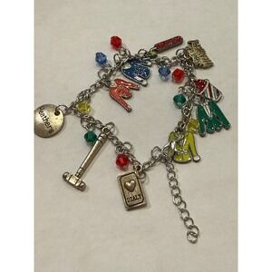 Heathers The Musical Charm Bracelet Silver Tone 80s Movie Theater Fan Jewelry